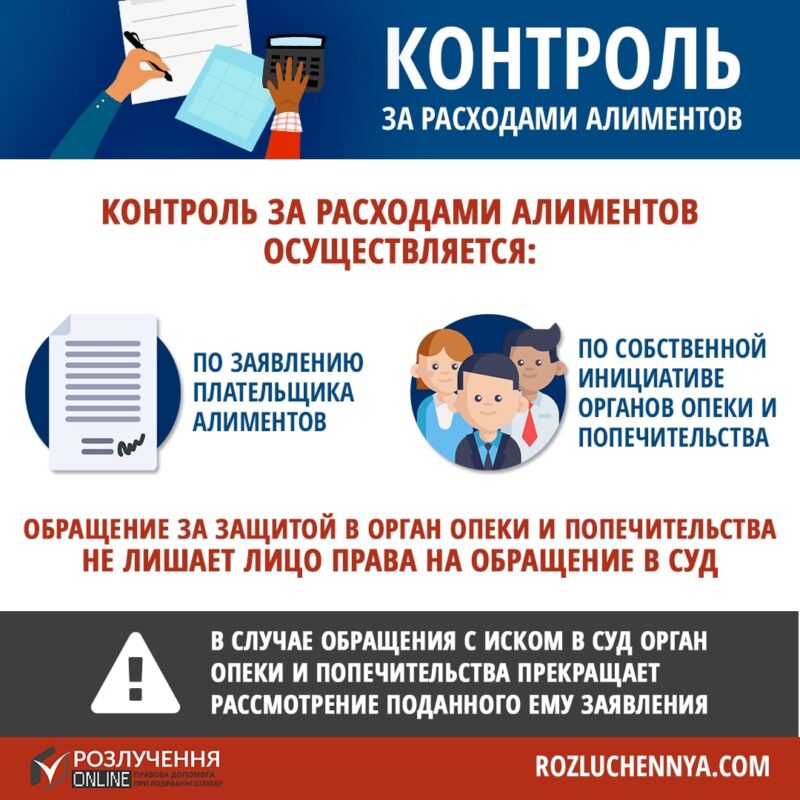 Контроль за расходами алиментов