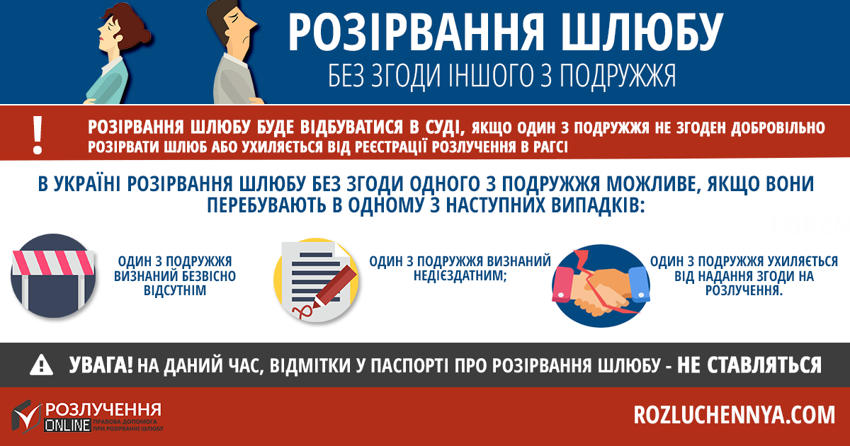 Розлучення без згоди одного з подружжя